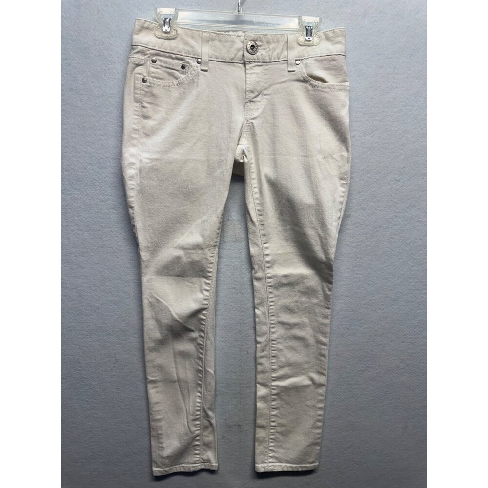 Guess Medium Rise Skinny Sarah Fit White Jeans